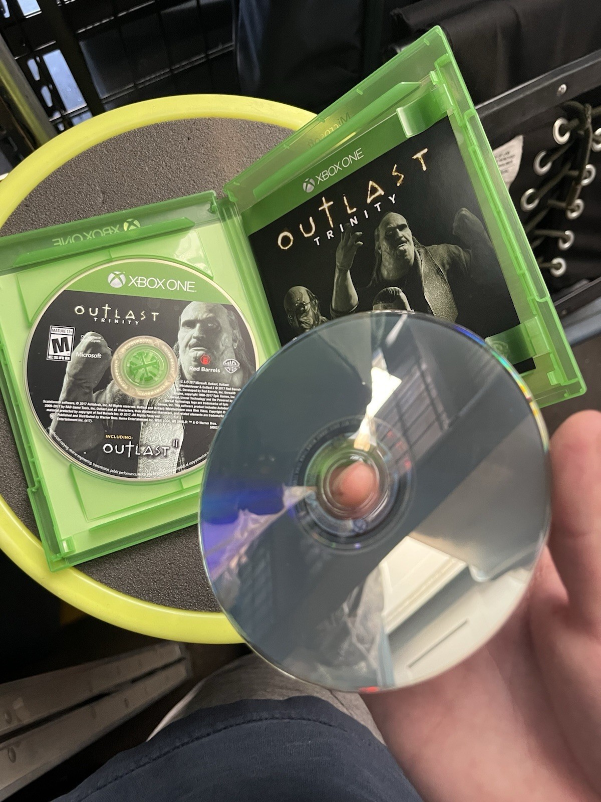 Red Barrels Outlast Trinity Xbox One M Video Game w/ Case & both discs