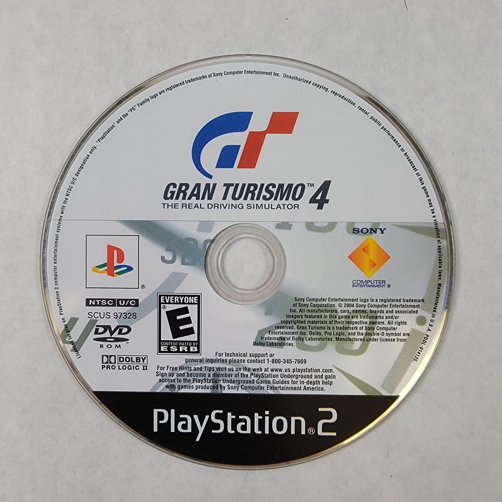 Gran Turismo 4 – Loose Sony PS2 Playstation 2 Disc