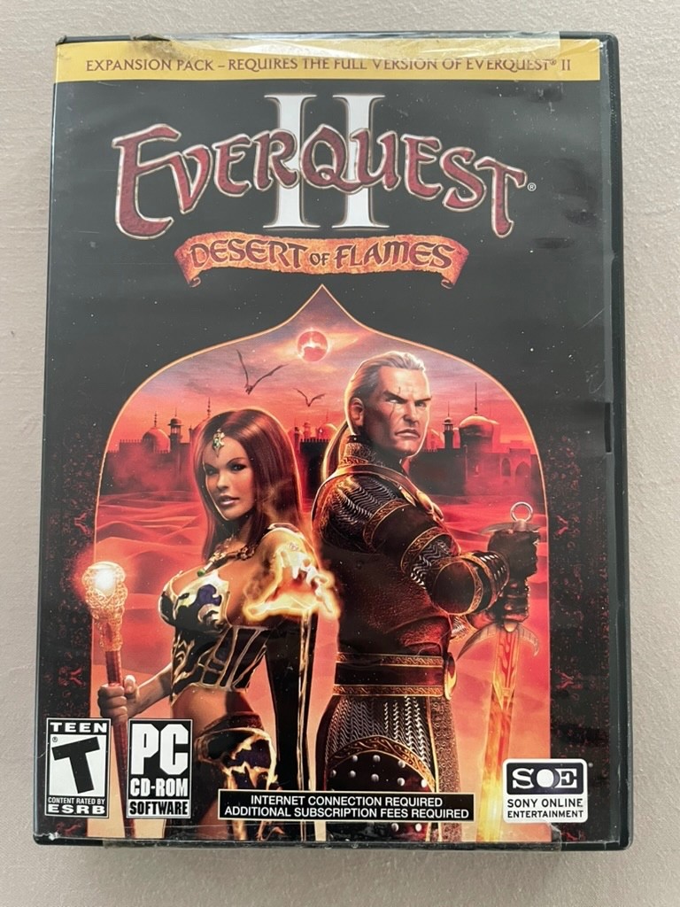 Everquest II: Desert of Flames Expansion Pack – PC 2005 Never Been Opened