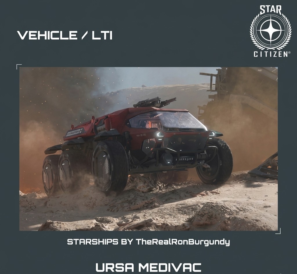 STAR CITIZEN – RSI URSA MEDIVAC – LTI – CCU’d – (Lifetime Insurance)