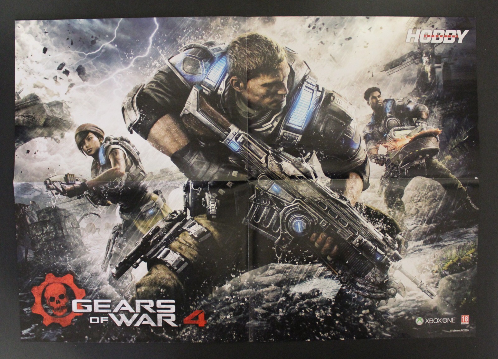 2016 FINAL FANTASY XV + GEARS OF WAR 4 Double-Sided Poster 21.25″ x 15″ Spain