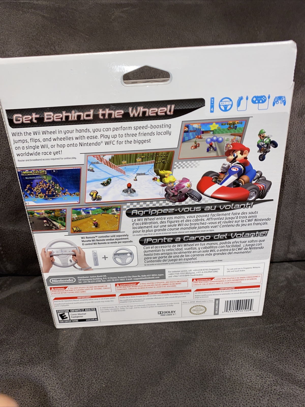 BRAND NEW Mario Kart Wii Wheel Bundle ( Nintendo Wii)