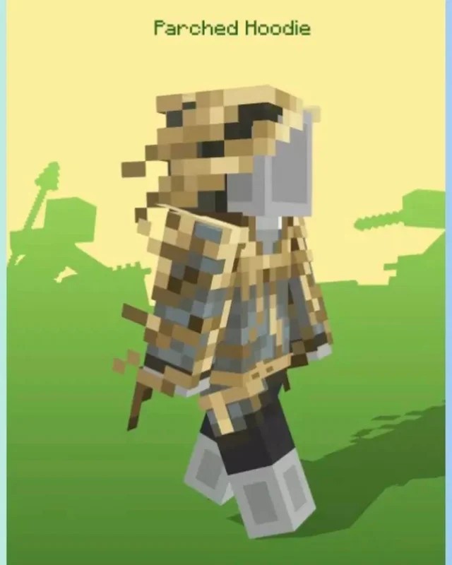 Minecraft – Parched Hoodie – Bedrock Edition Only