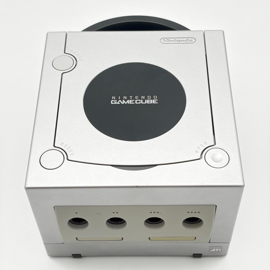 Nintendo Gamecube Silver Platinum For Parts NTSC-J Set of 2 JUNK NOT Read Disk