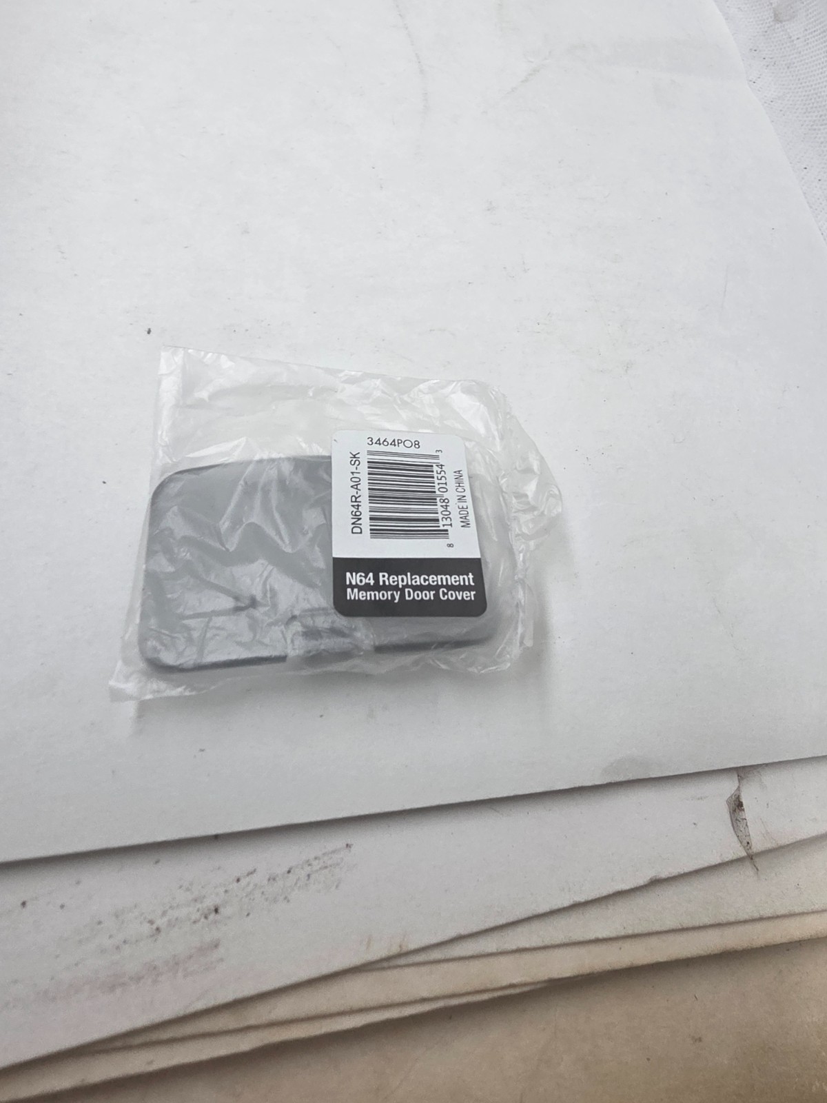 clear Smoke black Memory Expansion Jumper Pack Cover Lid for Nintendo 64 N64 B18