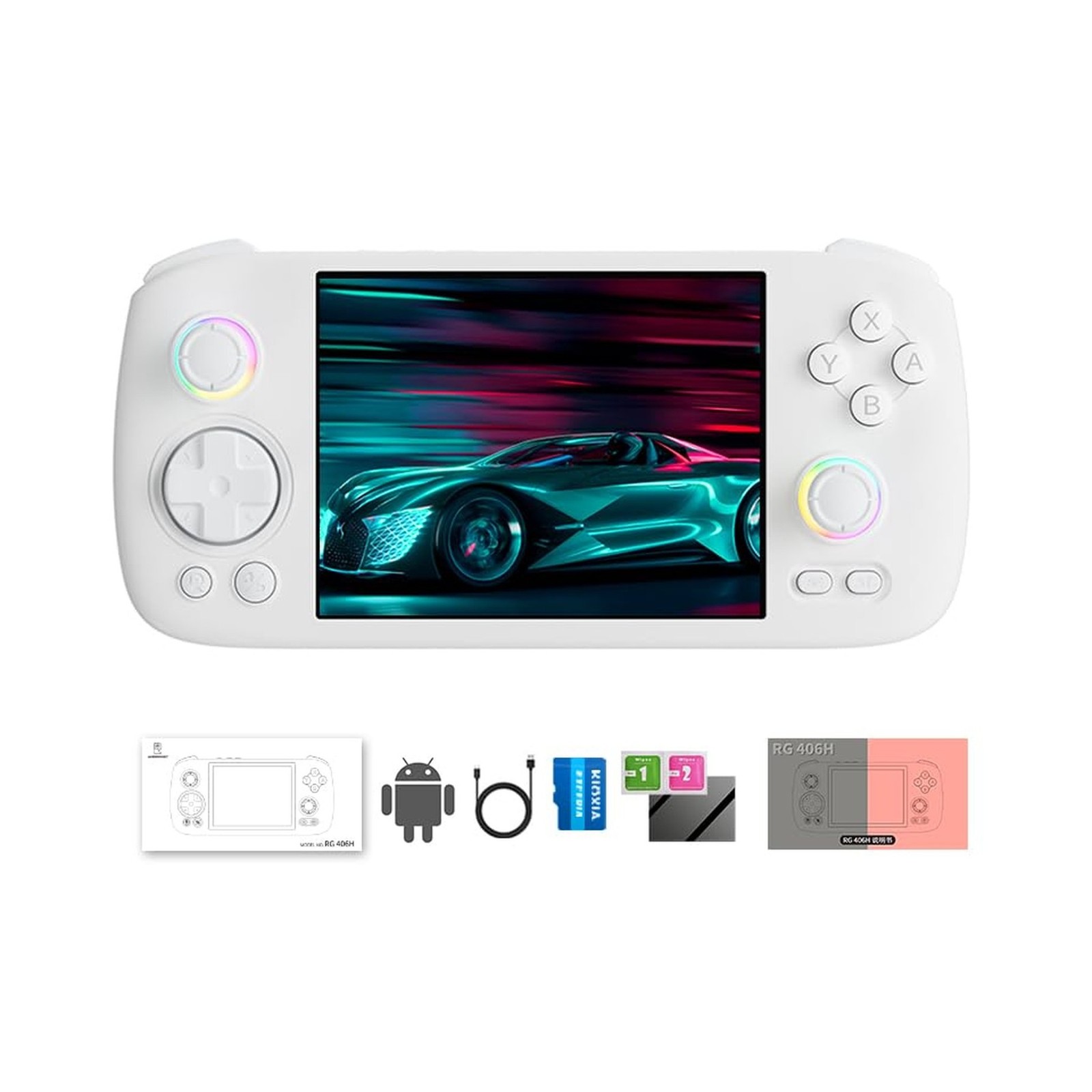 RG 406H Retro Handheld Game Console 4” IPS Screen Android 13 System Built-in…