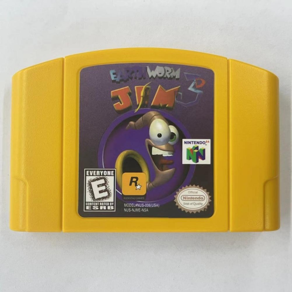 Earthworm Jim 3D – Nintendo 64 (N64) Factory sealed Rare find Limited release