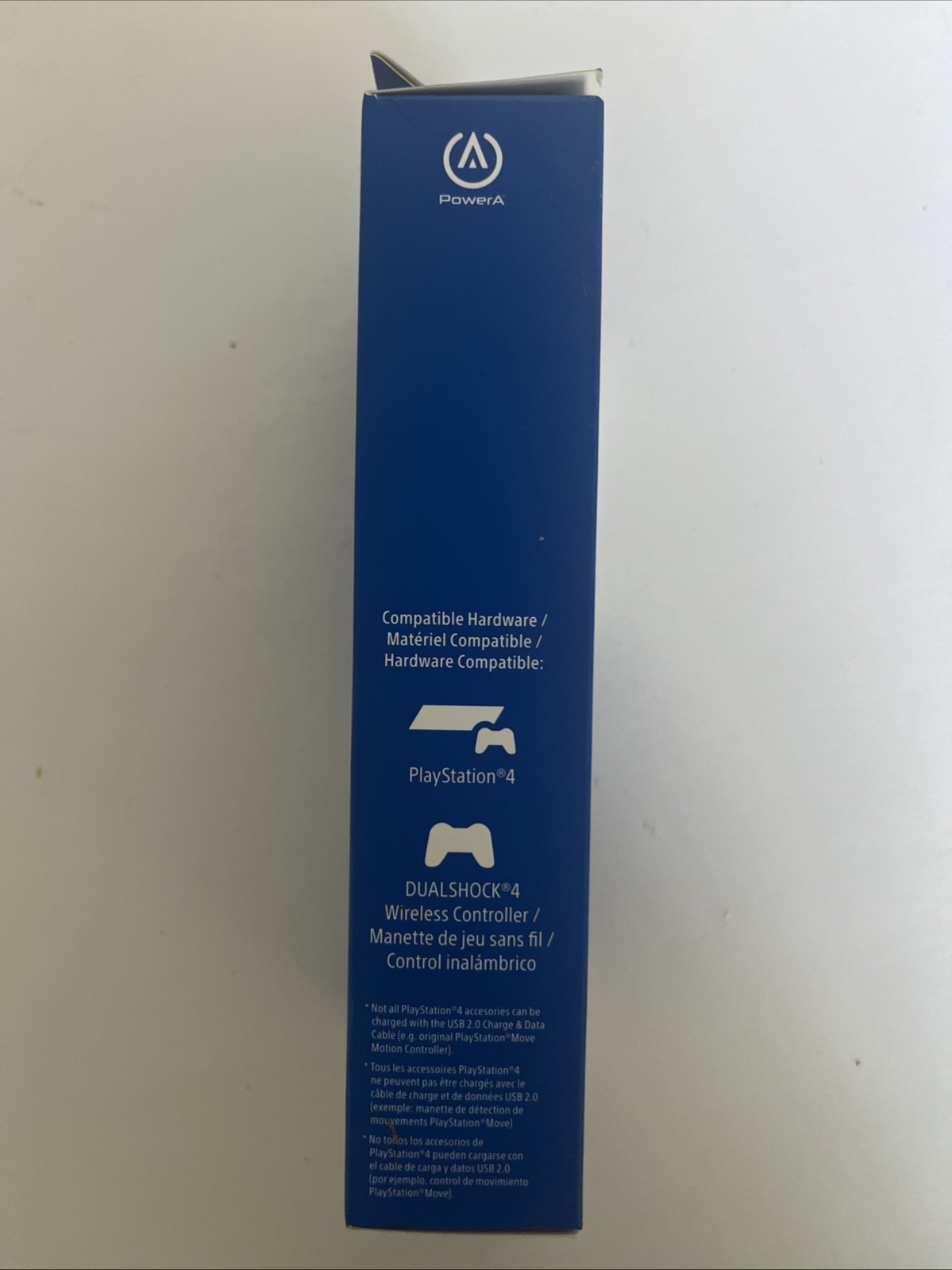 PowerA USB 2.0 Charge & Data Cable 6.5ft Black for PlayStation 4 DualShock 4