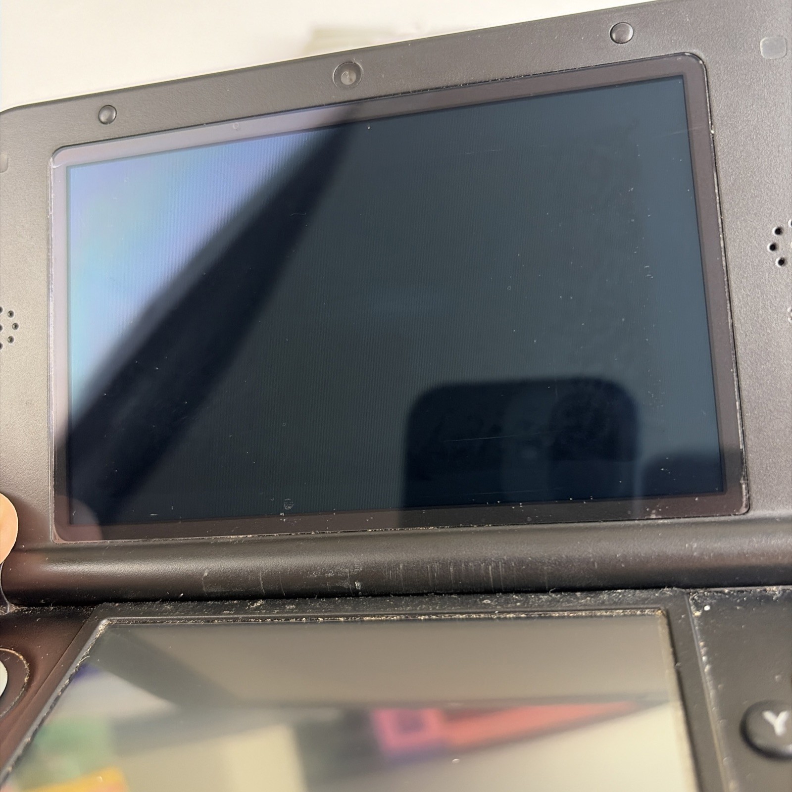 Nintendo 3DS XL LL SPR-001 JPN Red/Black Console With Charging Cable