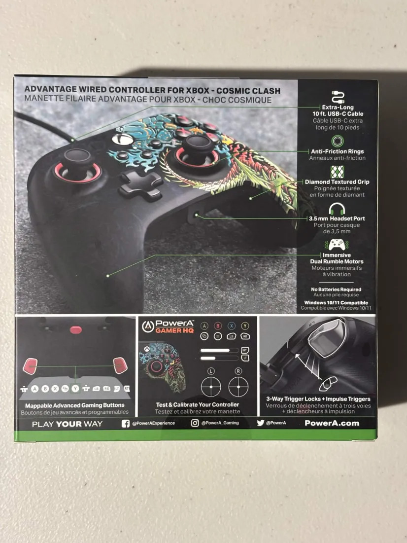 PowerA Advantage Wired Controller For Xbox (Cosmic Clash)