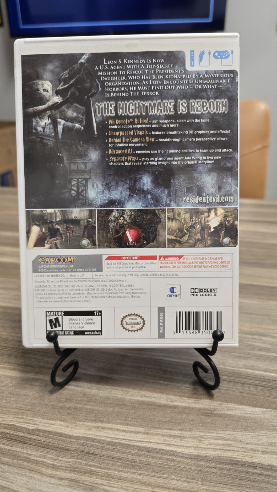 Resident Evil 4 — Wii Edition (Nintendo Wii, 2007) CIB