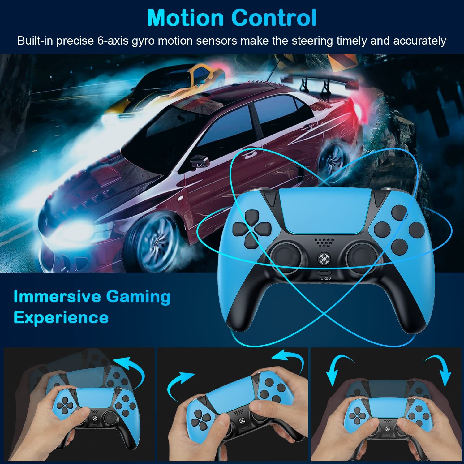 Elite Wireless Controller For Sony PlayStation PS4 Gamepad w/ Turbo Paddle & All