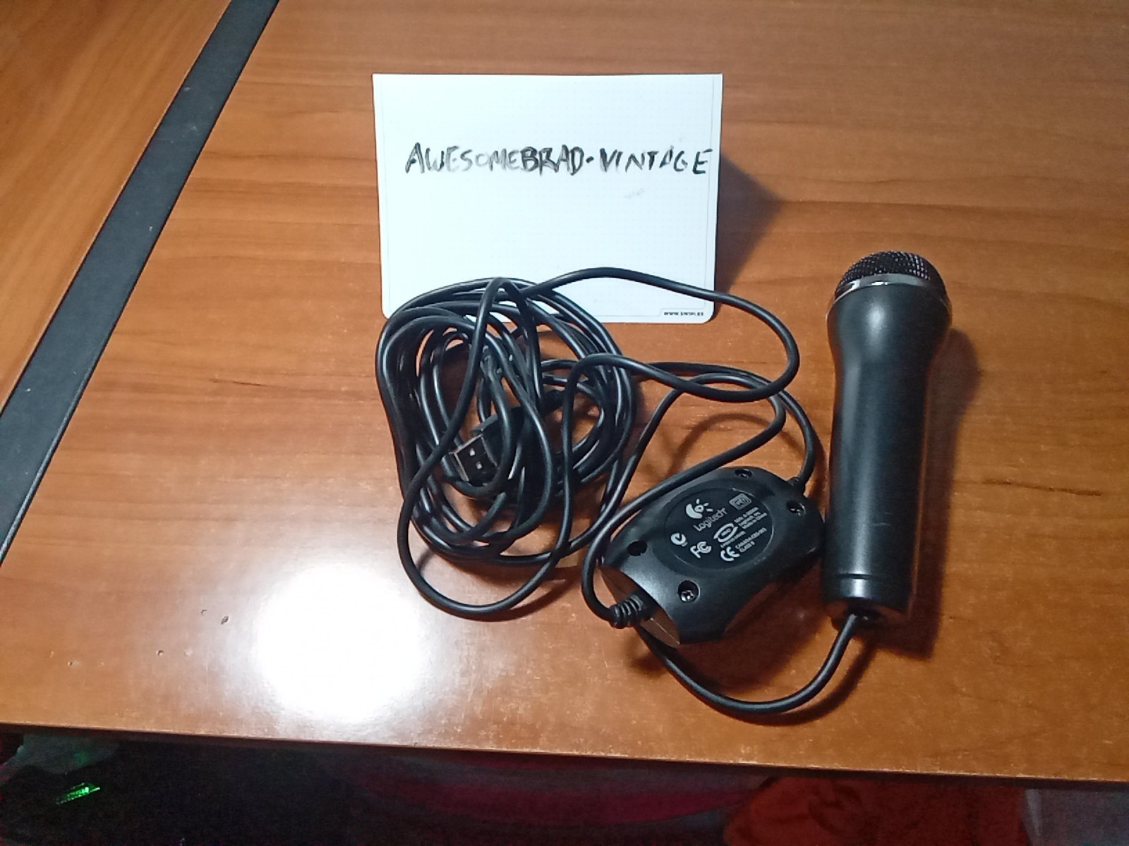 Konami Logitech USB Microphone M/N: A-0060A Xbox 360 PS2 PS3