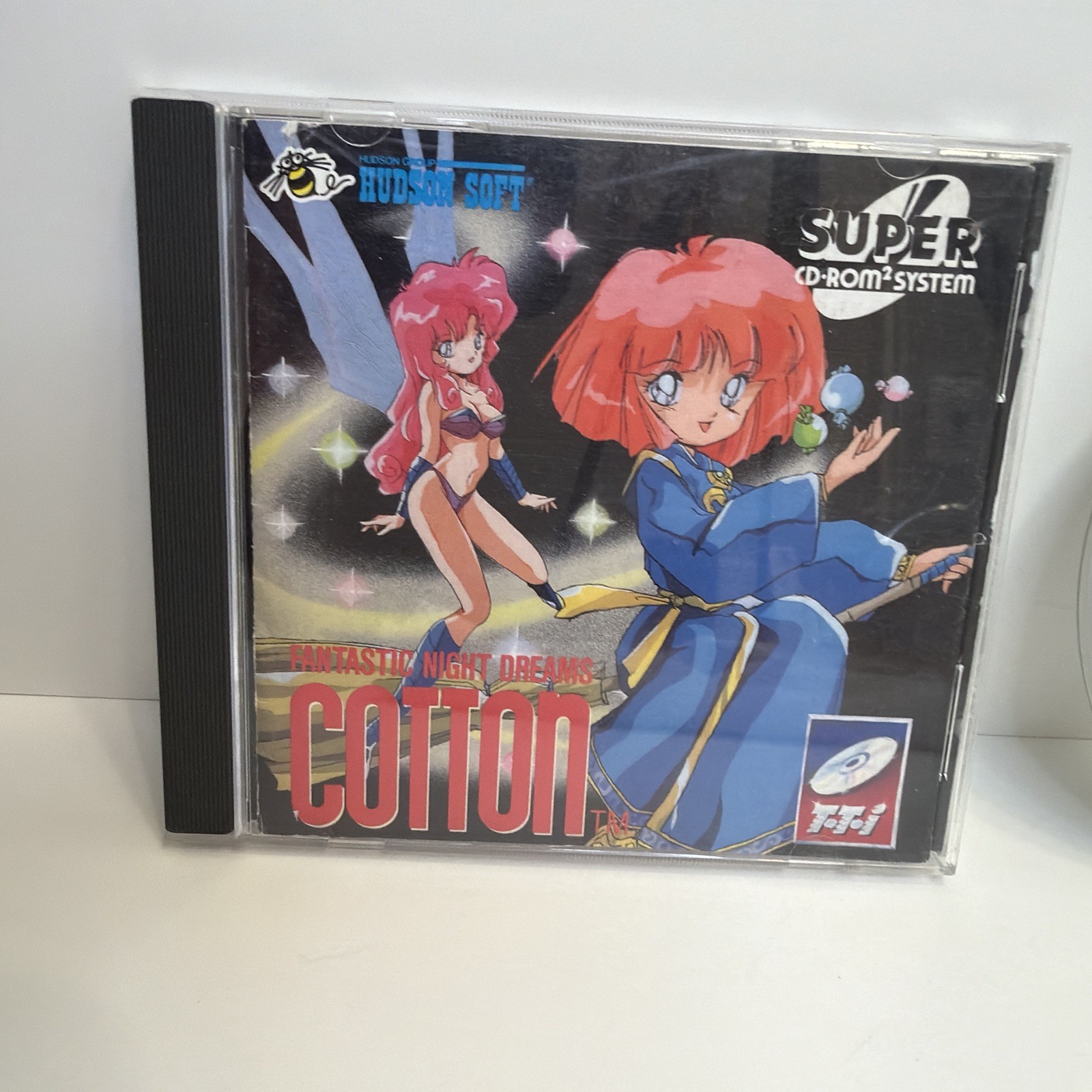 Cotton: Fantastic Night Dreams TurboGrafx Super CD Turbo Duo US Ver Disc +Manual