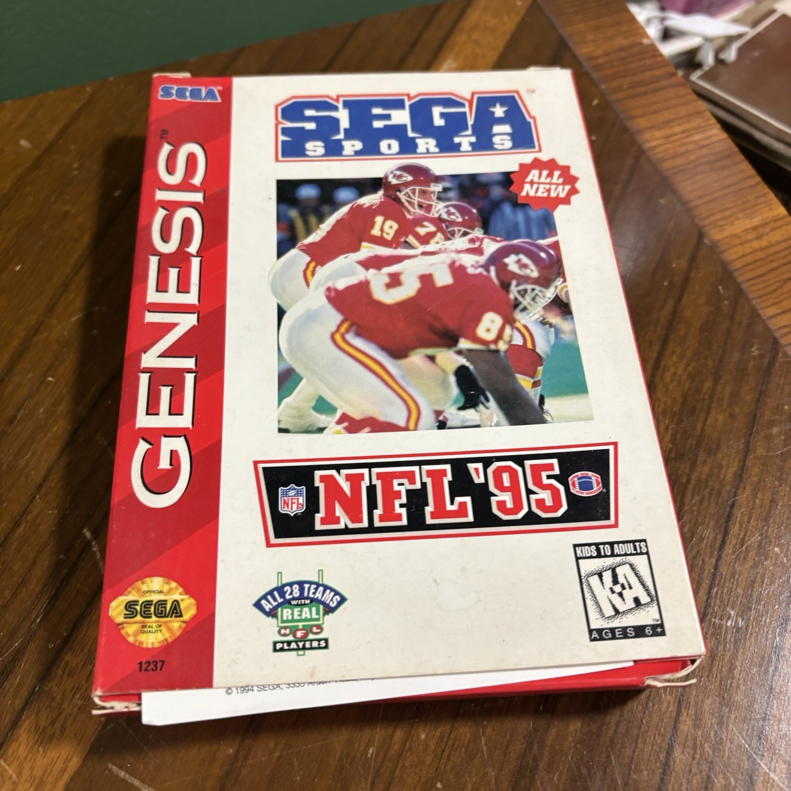 Sega Genesis Model 2 MK-1631 Console w Sonic 2, Madden 96 – Tested Works Great!