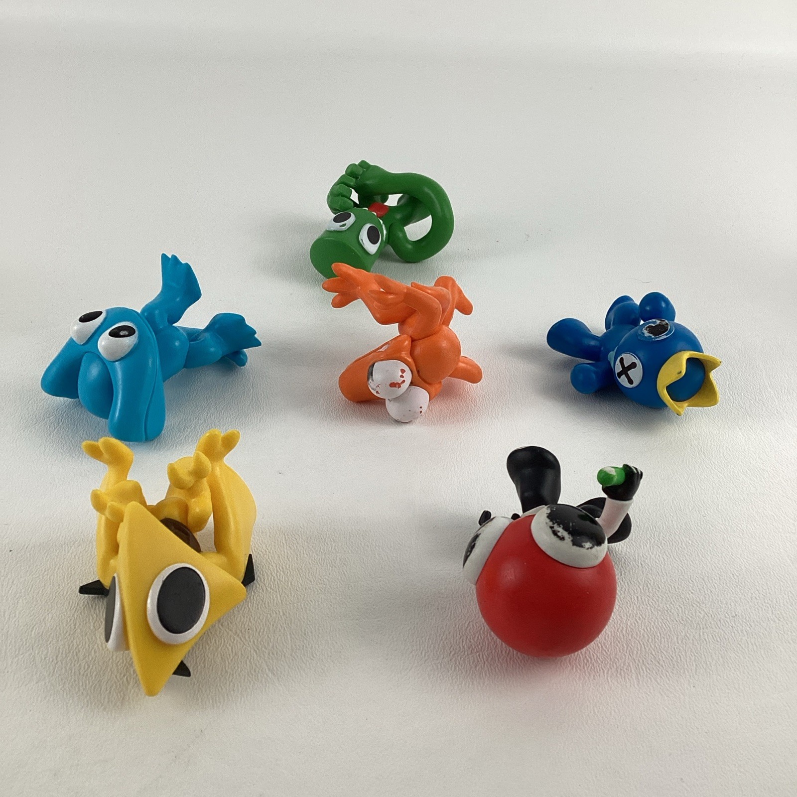 Rainbow Friends Roblox Survival Video Game PVC Figures Topper Lot Phatmojo 2023