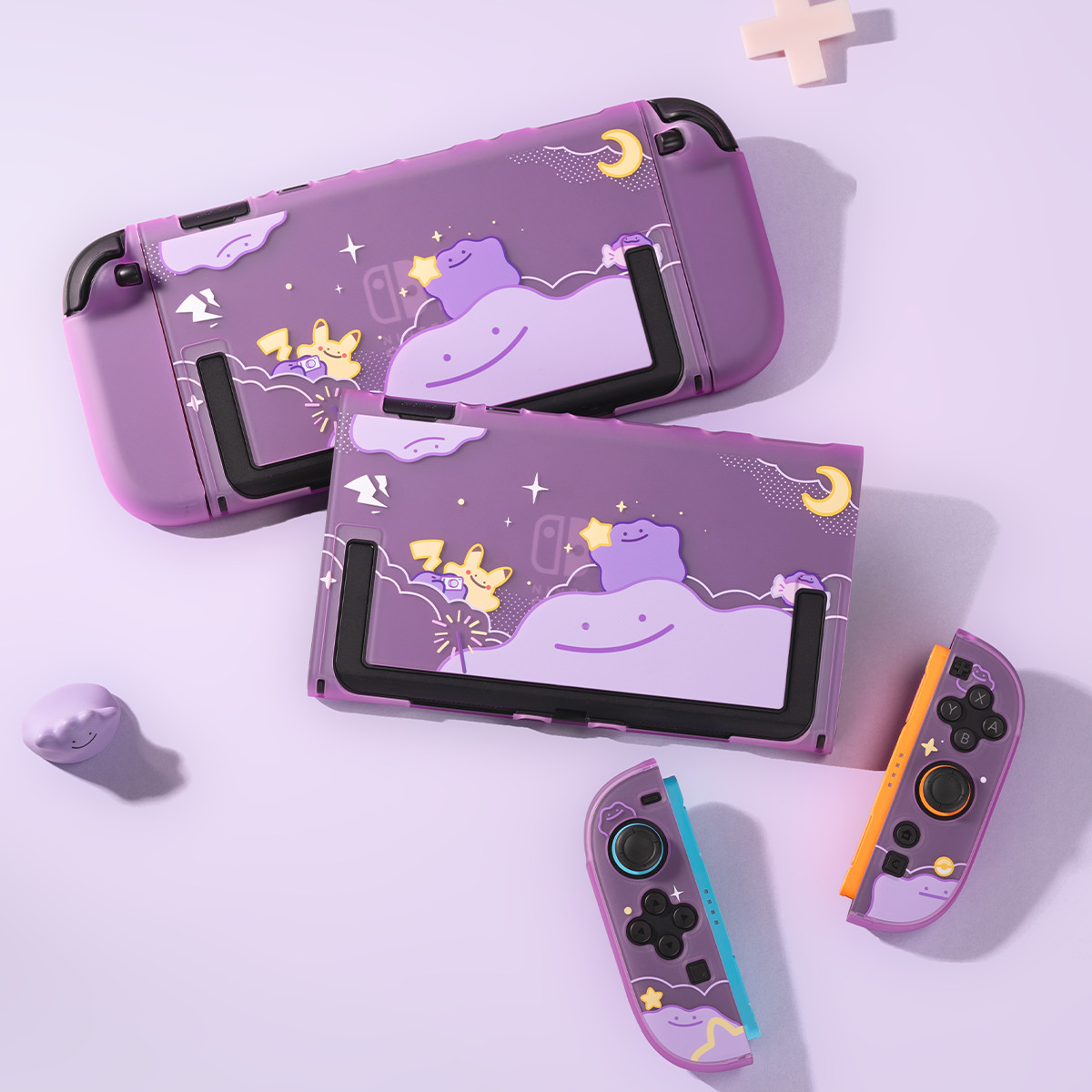 Protective Case for Nintendo Switch 2-2025 , Hard Shell Slim Cover Skin Purple