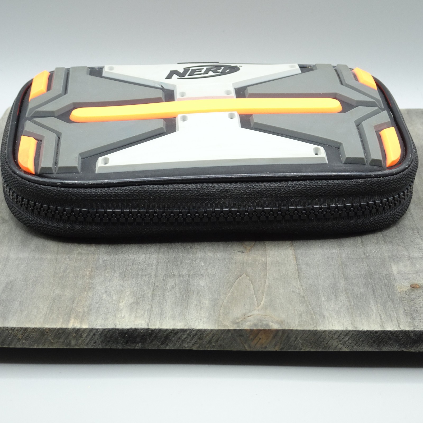 NERF Nintendo DS Orange Black Grey Travel/ Protectant Case /- Zip up