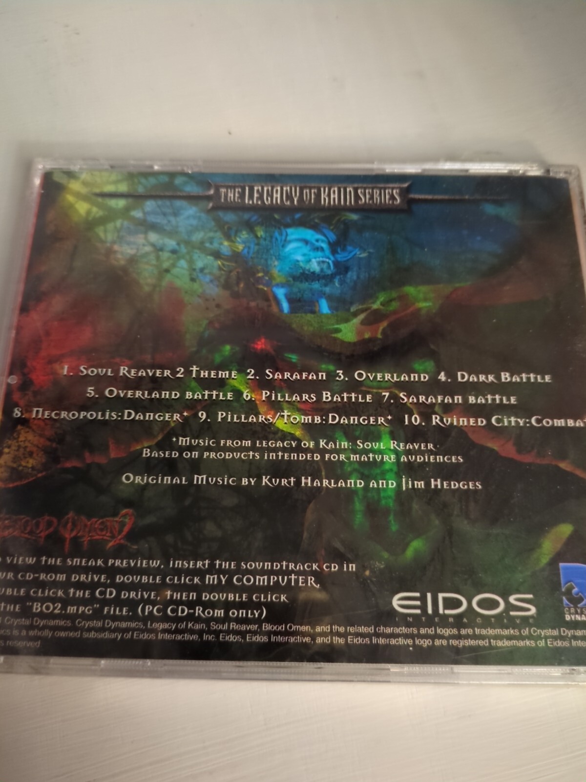Legacy of Kain Soul Reaver Promotional Soundtrack NEW SEALED Rare Game Promo