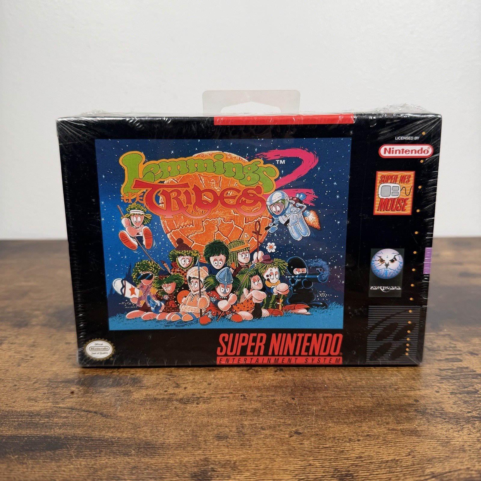 Vintage Lemmings 2: The Tribes Super Nintendo SNES – New Sealed w/ Hang Tab 1994
