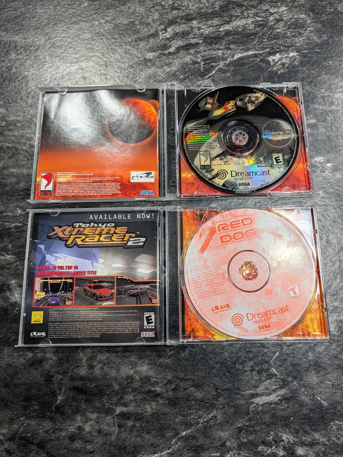 Bang! Gunship Elite and Red Dog CIB Excellent Shape Tested And Working Dreamcast