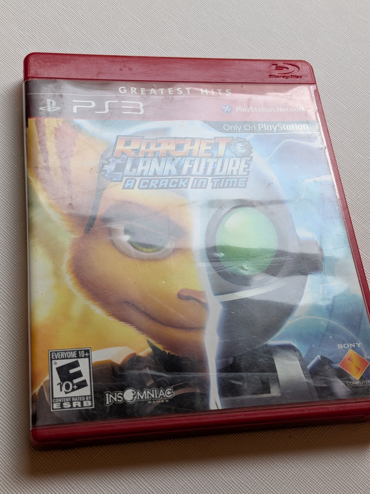 Ratchet Clank Future A Crack in Time (Playstation 3, PS3) GH* No Manual – Tested