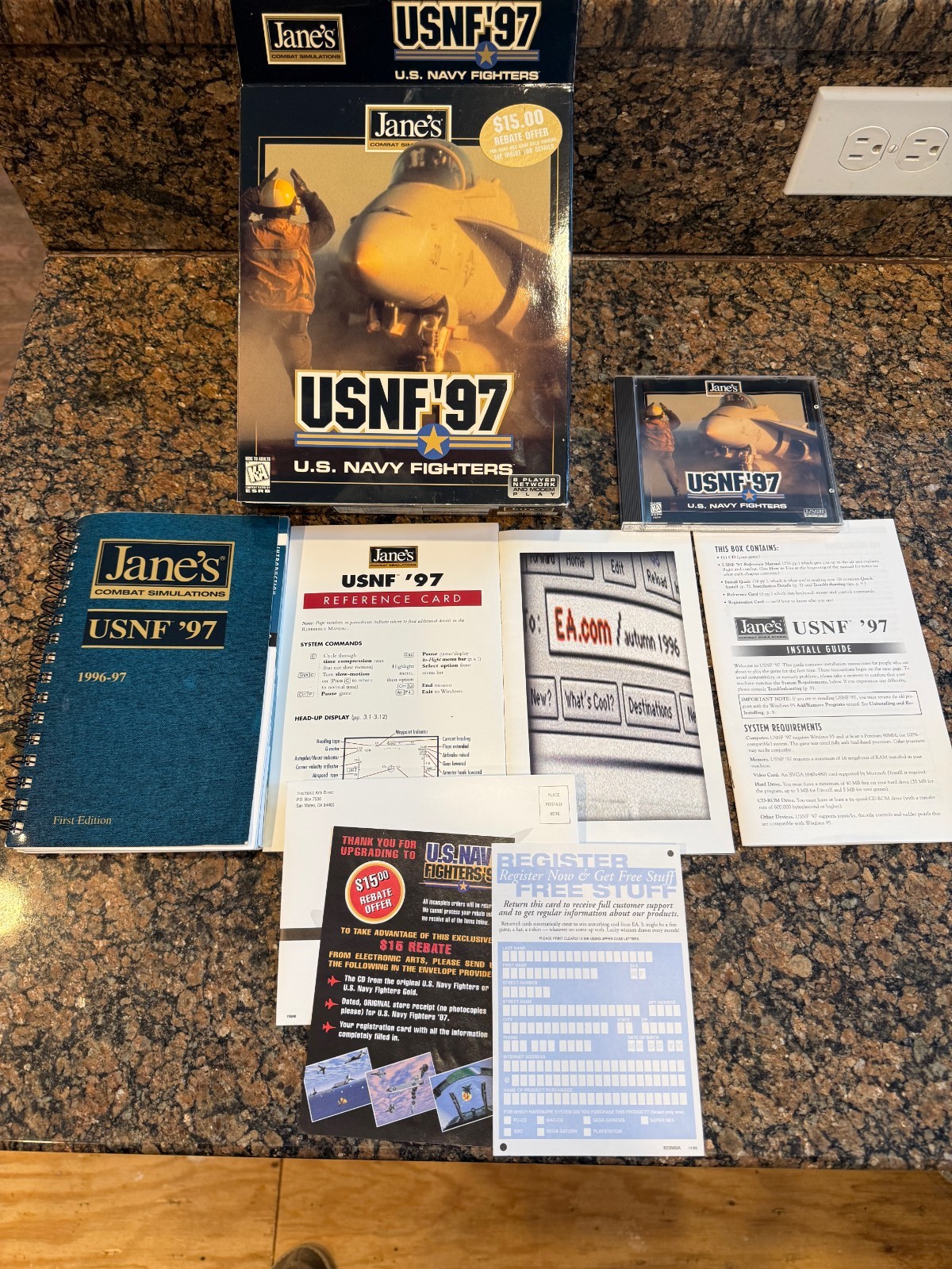 Jane’s Combat Simulations Collection (11 Big Box PC Games) Complete Manuals Maps