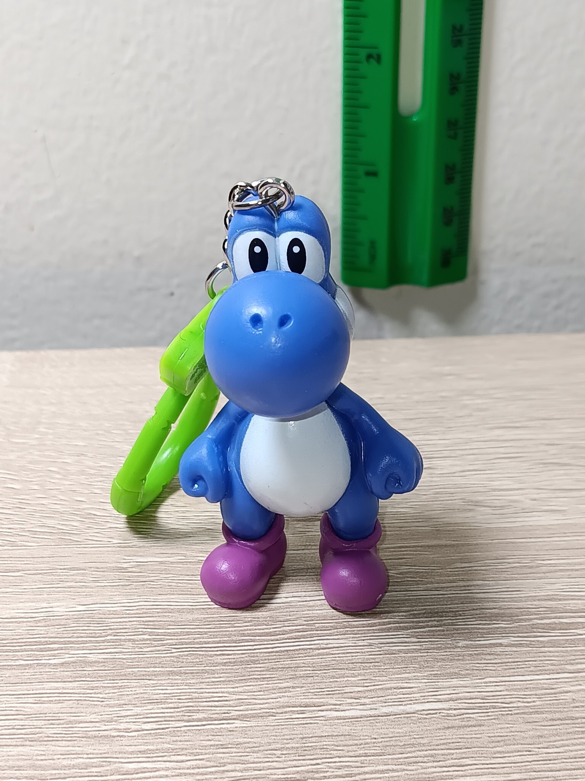 *FREE SHIP* 2″ DARK BLUE YOSHI BackPack Buddies Clip Keychain Super Mario