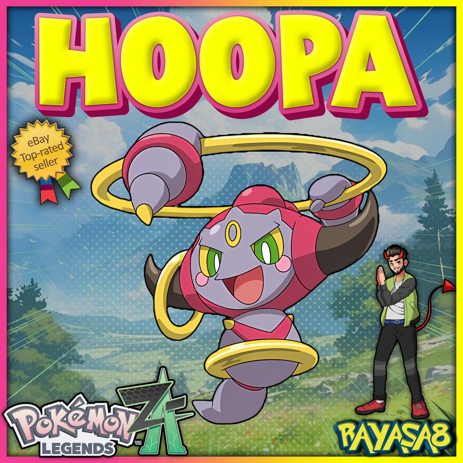 🔥 Hoopa Mythical Legendary Pokemon Legends ZA Best Stats 🌟