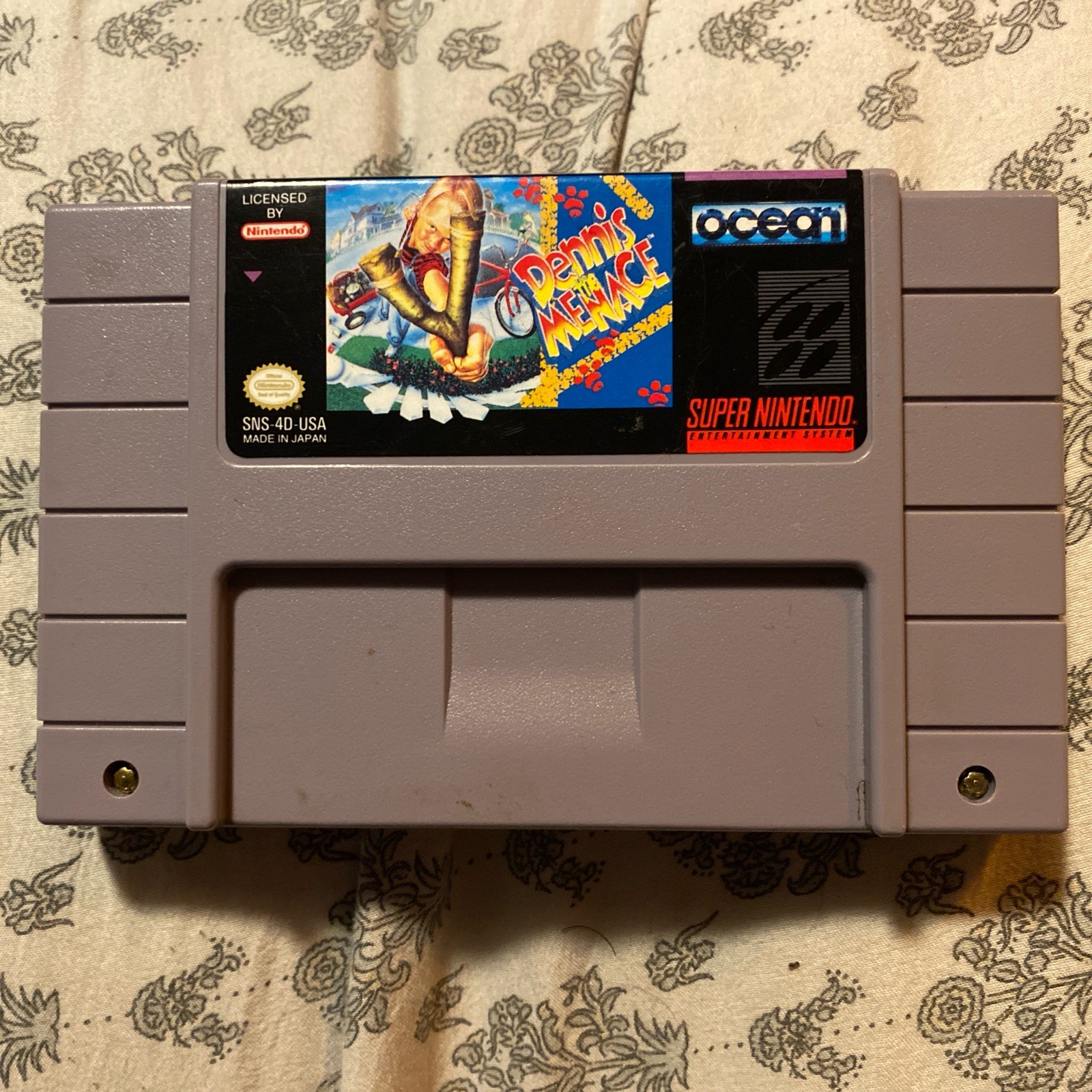 Dennis The Menace Super Nintendo SNES Video Game Cartridge Only