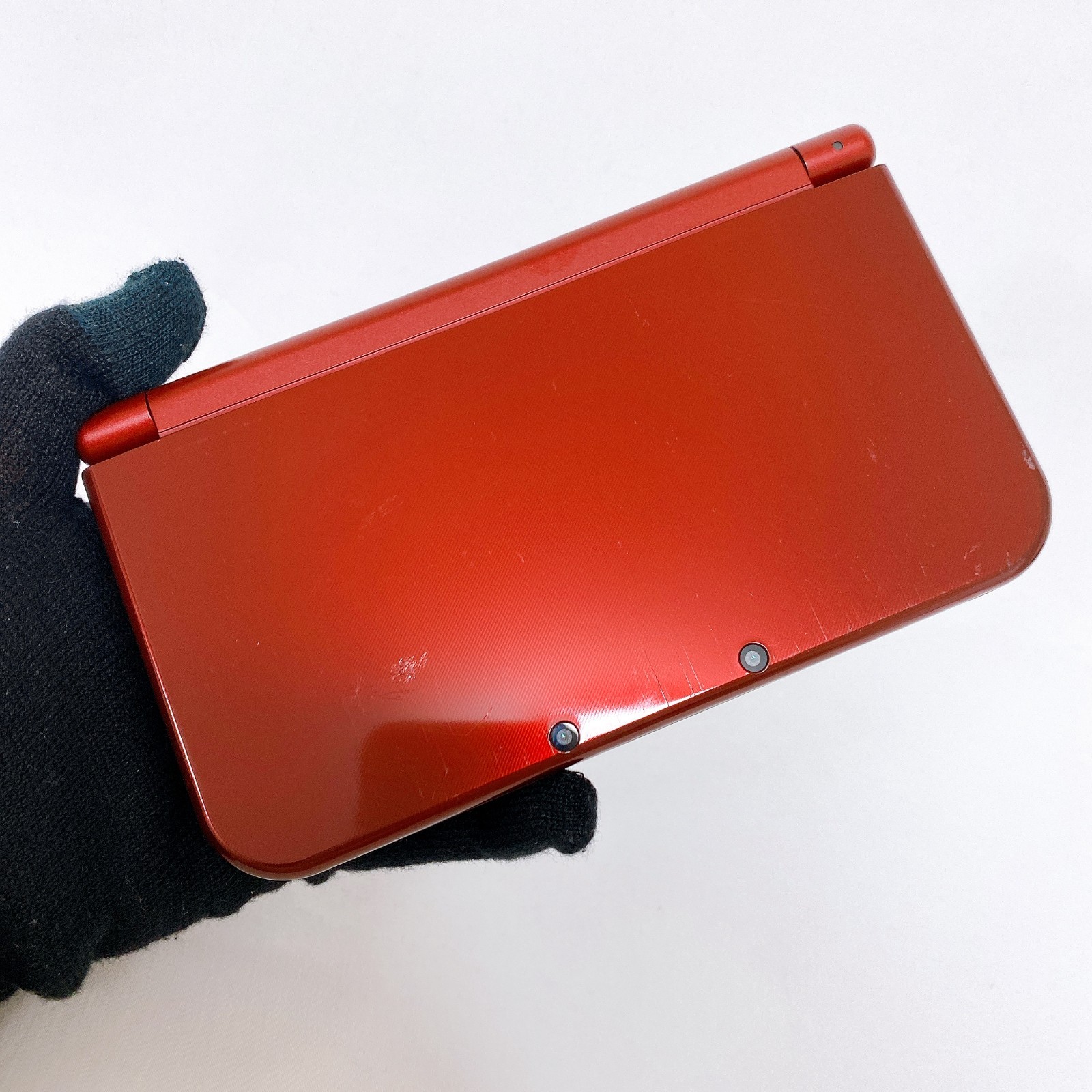 New Nintendo 3DS XL LL Metallic Red Console Stylus Japan Tested Working Rank A