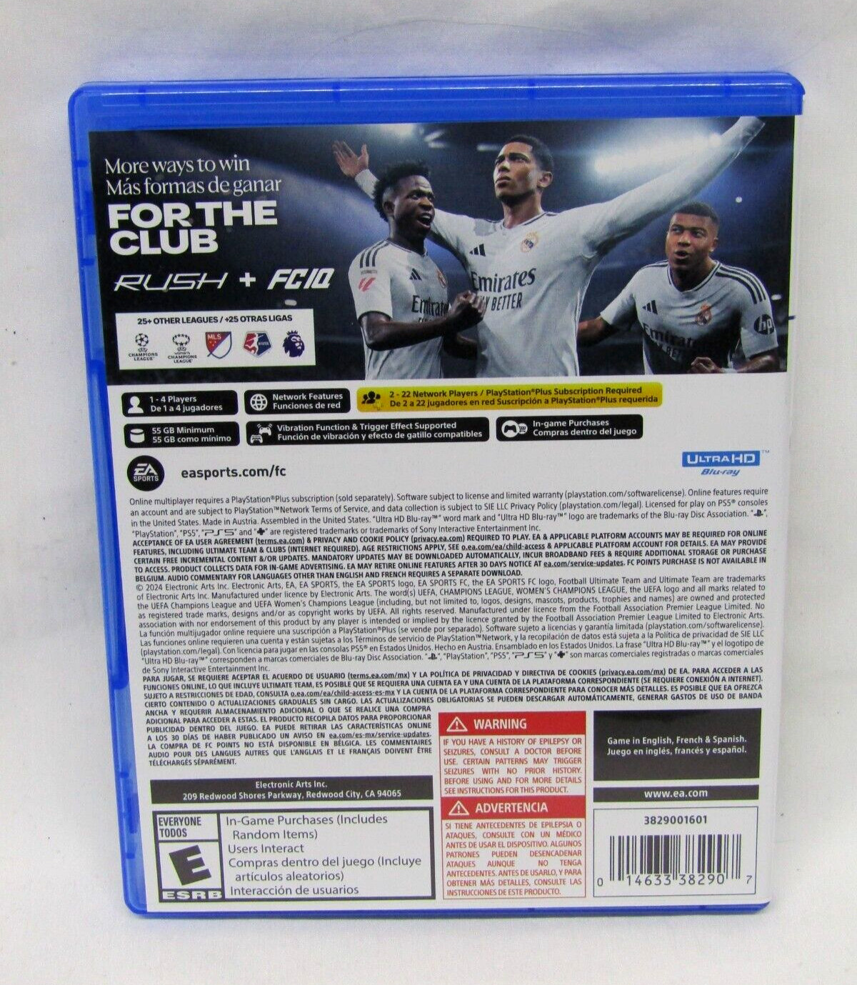 EA Sports FC 25 (Sony PlayStation 5, PS5, 2024) Excellent