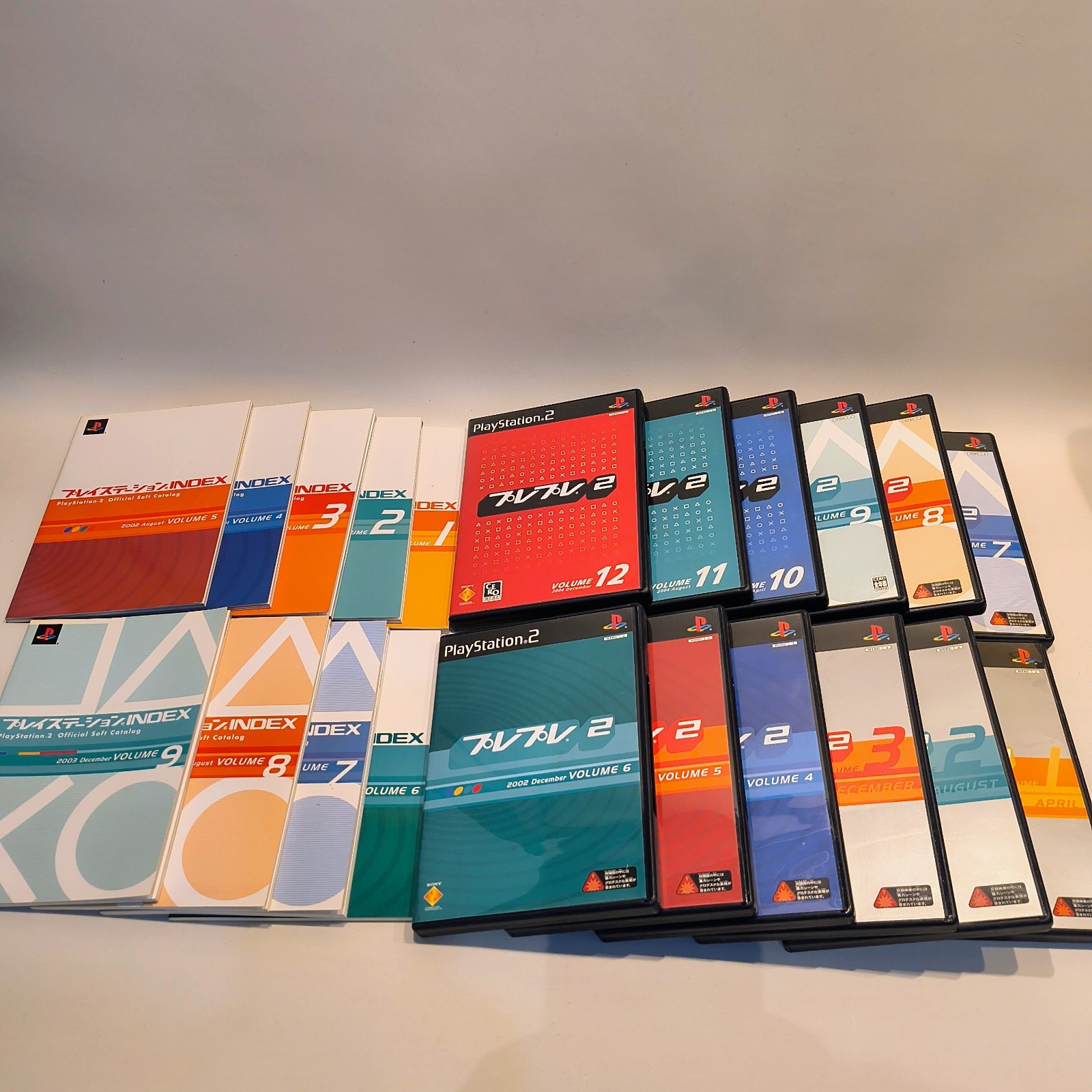 PS2 DemoDisc PurePure PlayPlay2 Vol.1-12 + PS INDEX Vol.1-9 Complete Bundle Lot