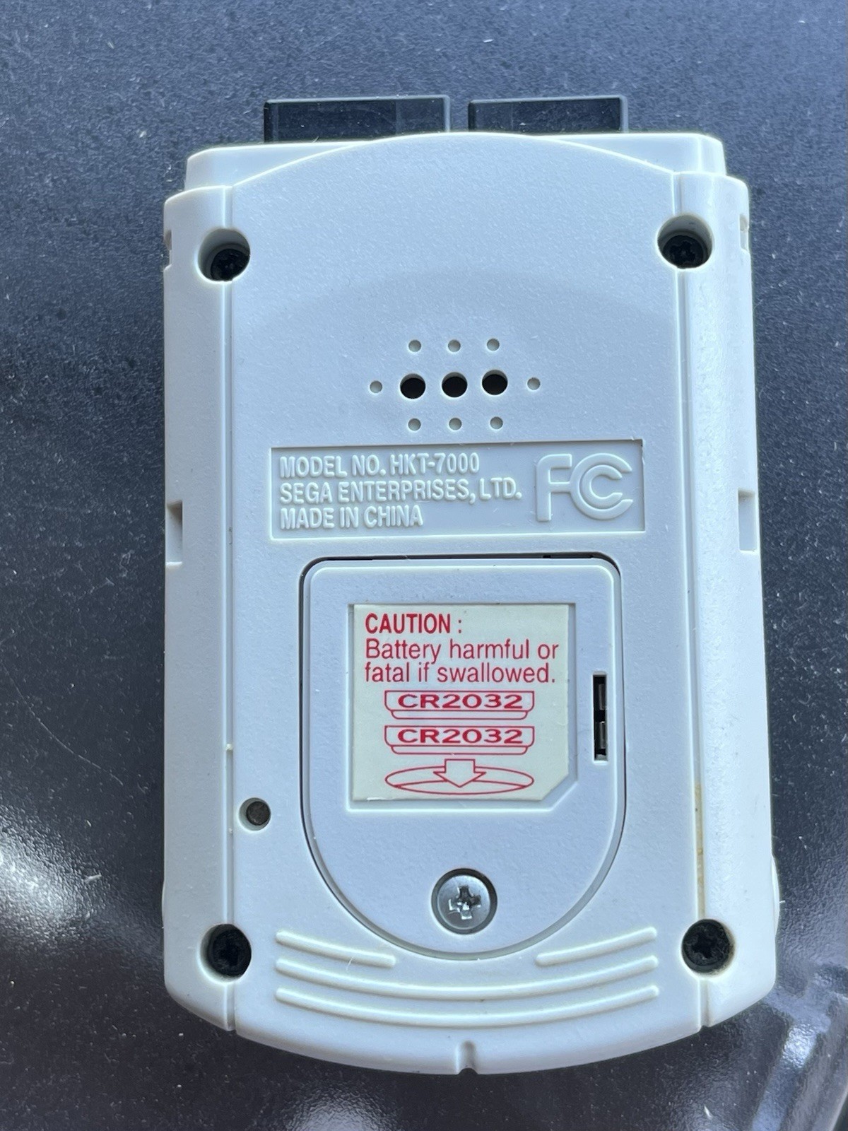 SEGA Dreamcast VMU Visual Memory Unit Memory Card HKT-7000 White LCD