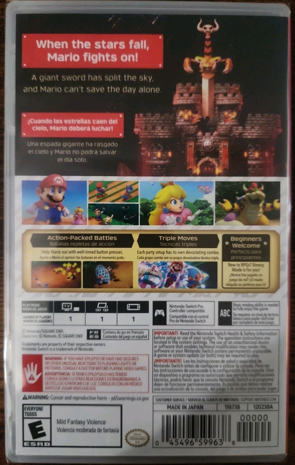 Super Mario RPG (Nintendo Switch, 2023) Brand New, Factory Sealed