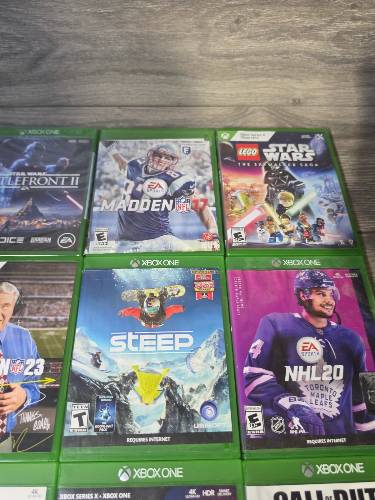 Lot Of 14 Miscellaneous Xbox One Games- Call Of Duty, NHL, Madden,Steep [Tested]
