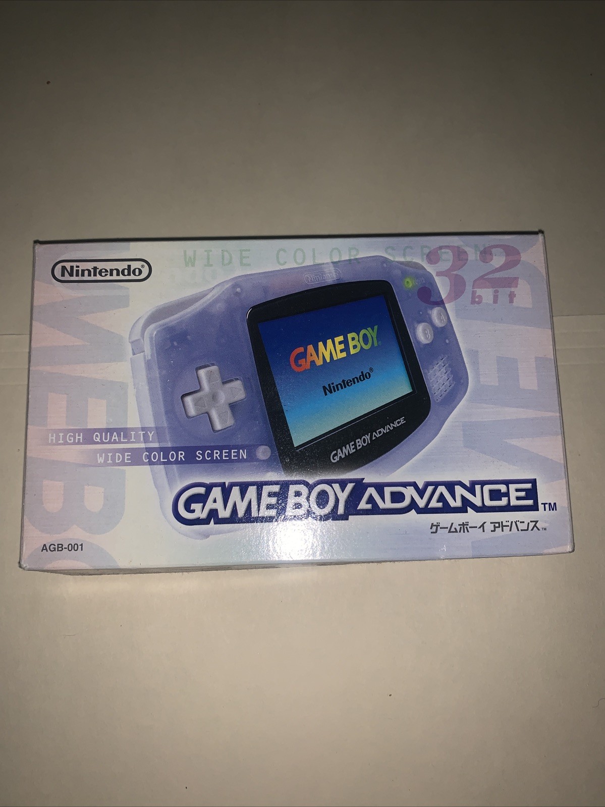 Nintendo Game Boy Advance GBA – CIB GREAT – Japan Clear Purple