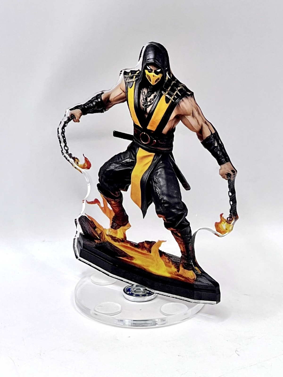Mortal Kombat The Scorpion 2D Acrylic Stand Collectible Figure for Decor