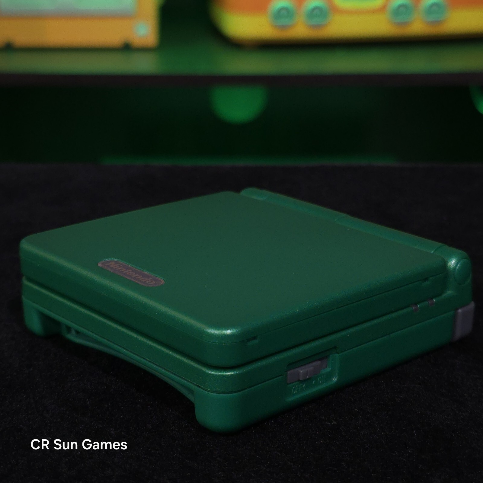 Green Nintendo Game Boy Advance GBA SP IPS V2 and Usb-C