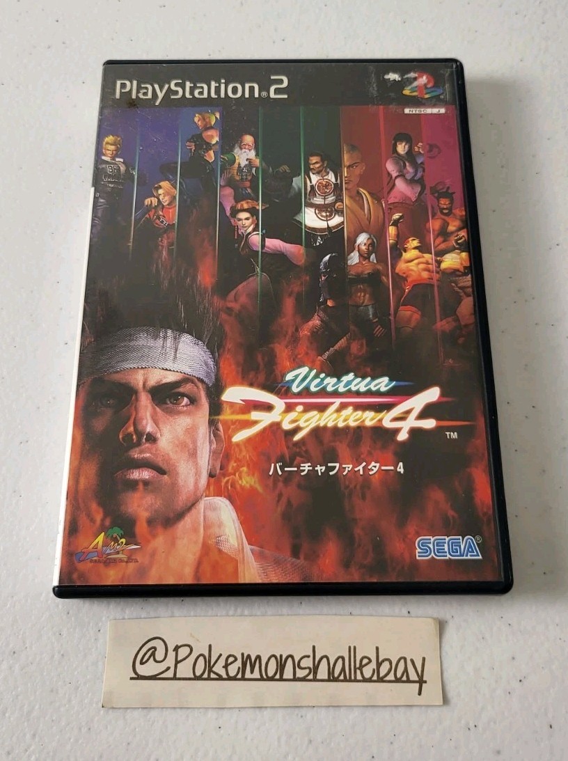 Virtua Fighter 4 – Sony Playstation 2 (PS2) Game *W/ Manual – NTSC-J*