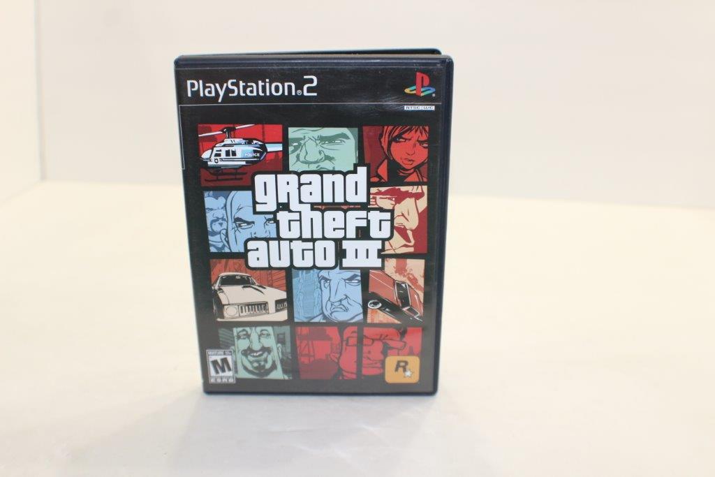 Grand Theft Auto III 3 PlayStation 2 PS2 Shooting Driving Play Station
