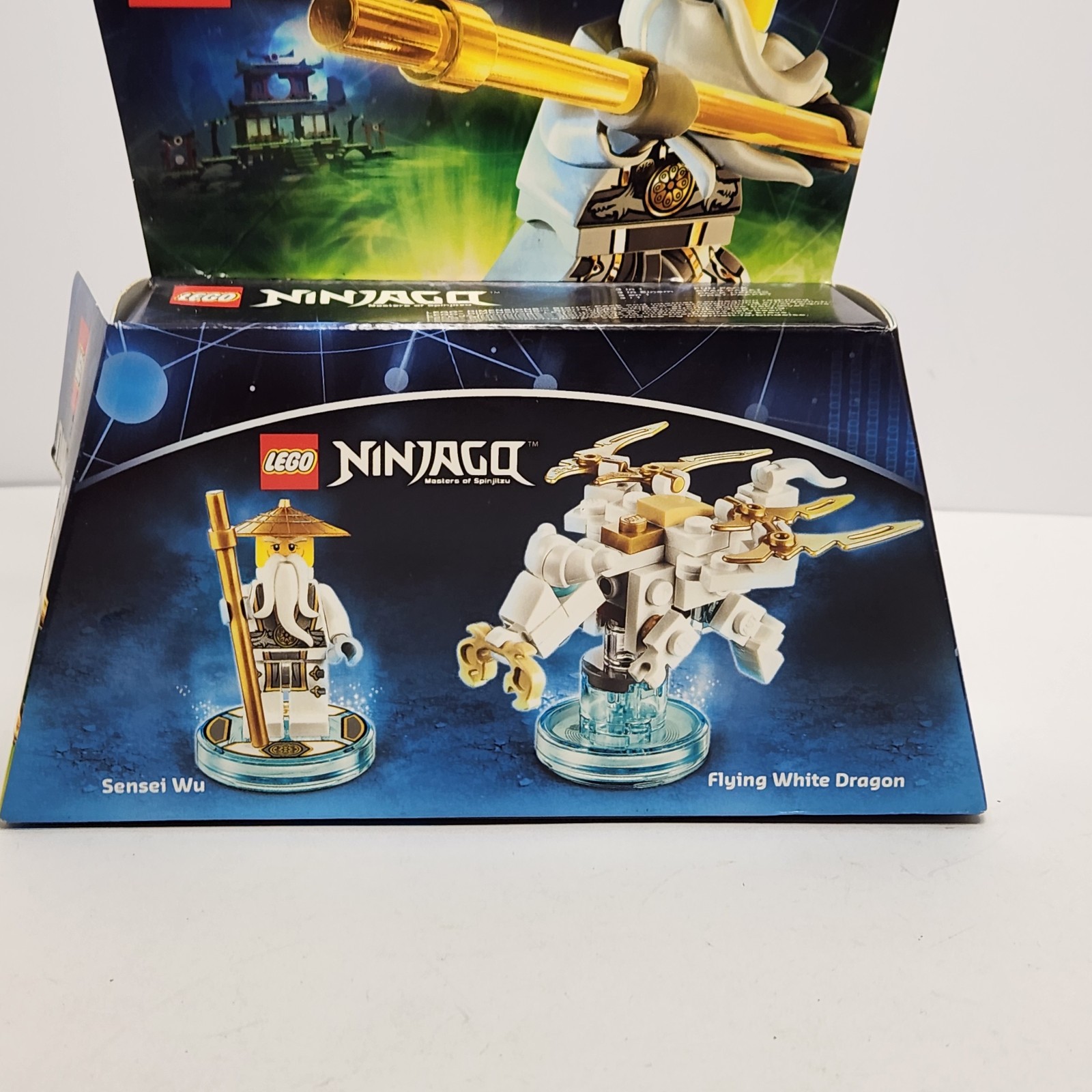 Lego Dimensions Ninjago Sensei Wu & Flying White Dragon Fun Pack New 71234