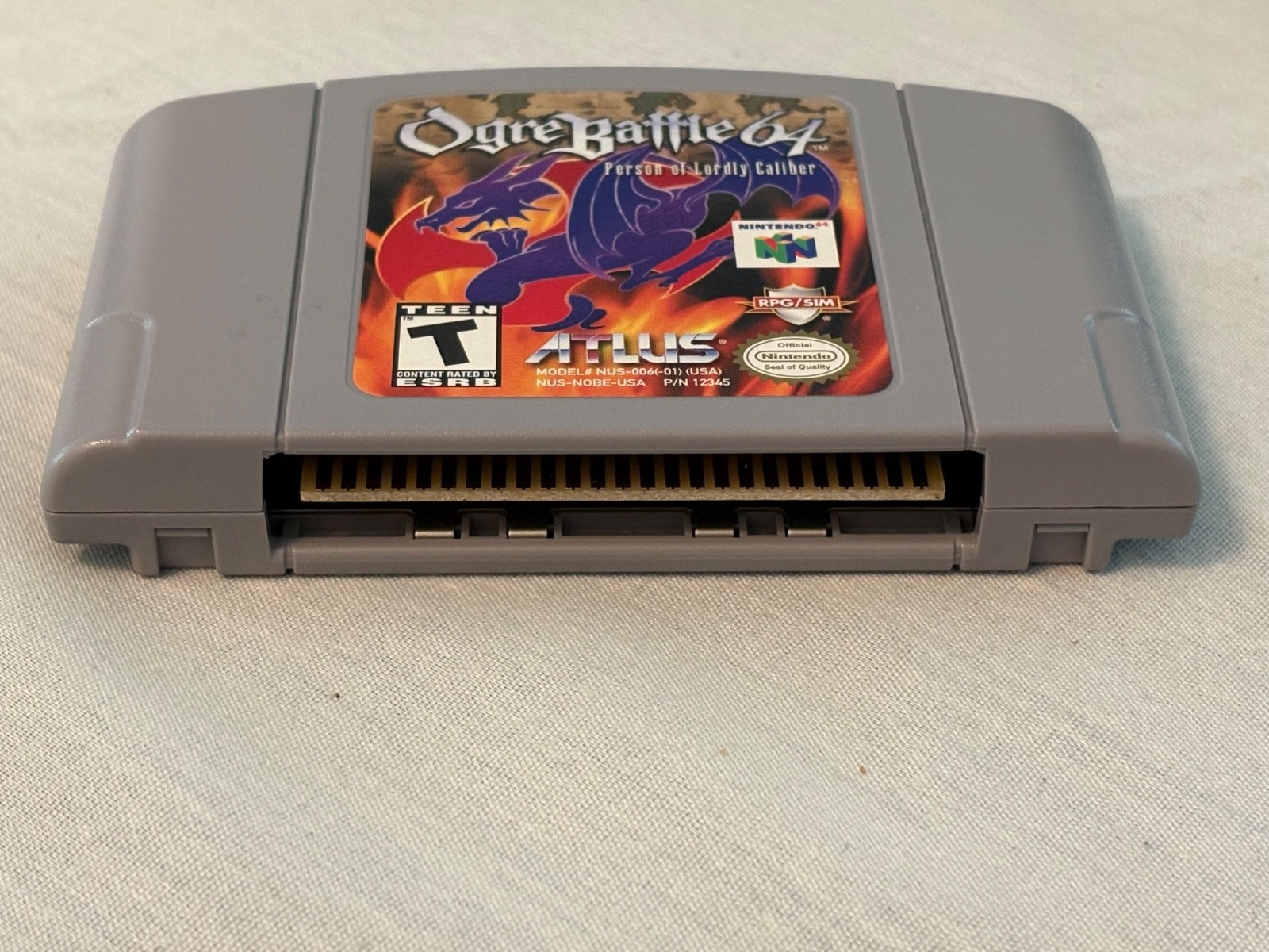 Ogre Battle 64: Person of Lordly Caliber (Nintendo 64) N64 Authentic VG Cond
