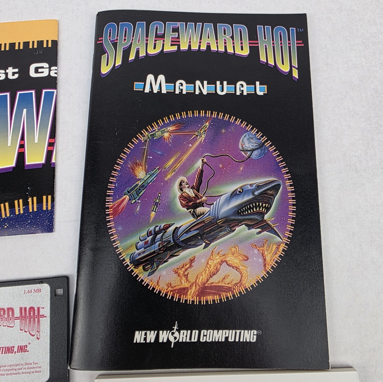 Spaceward Ho! BIG BOX PC 3.5″ & 5.25″ Floppy + CD-Rom 1992 New World Computing