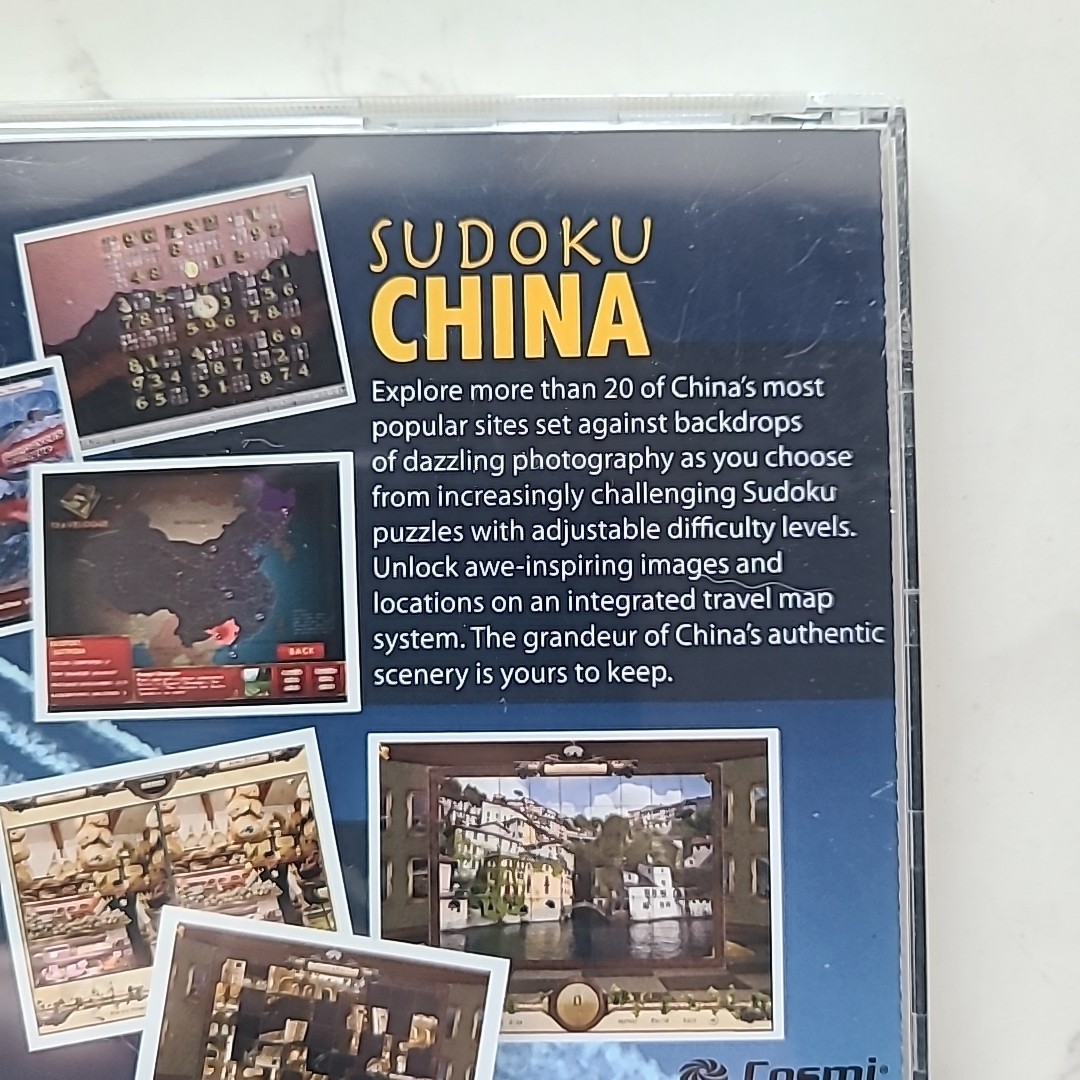 National Geographic Traveler 2 Pack Italy + Sudoku China NEW PC CD Game Puzzles