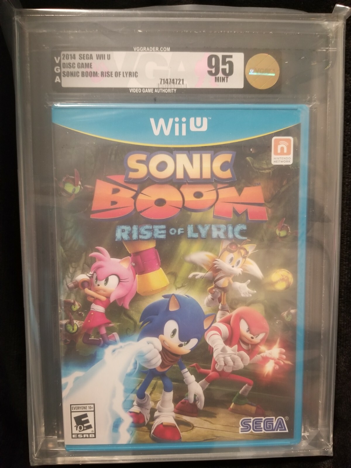 Sonic Boom: Rise of Lyric VGA Graded 95 Gold MINT (Nintendo Wii U, 2014) NEW