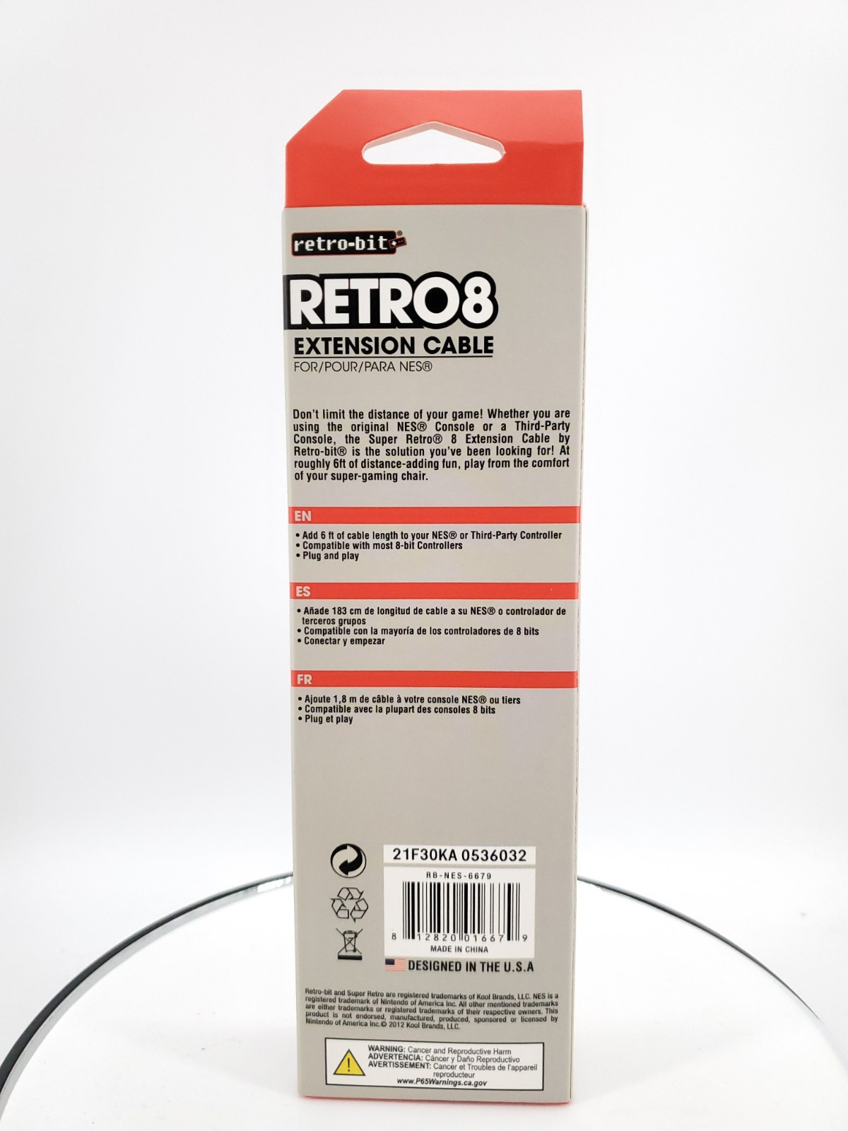 Retro-Bit NES Extension Cable 6ft