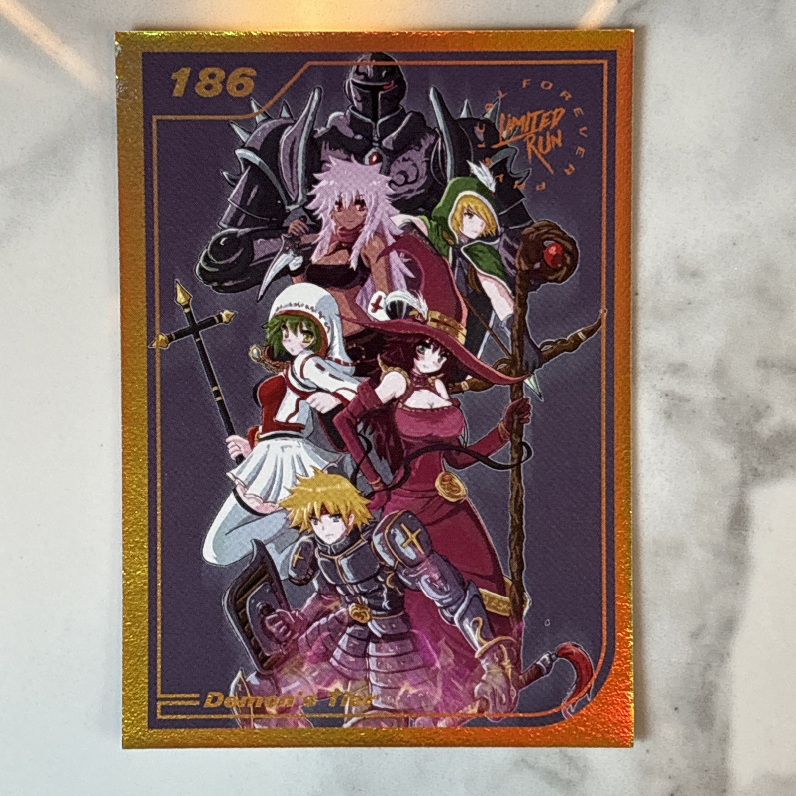 Demon’s Tier – Limited Run Games Trading Card – 186 – Gold