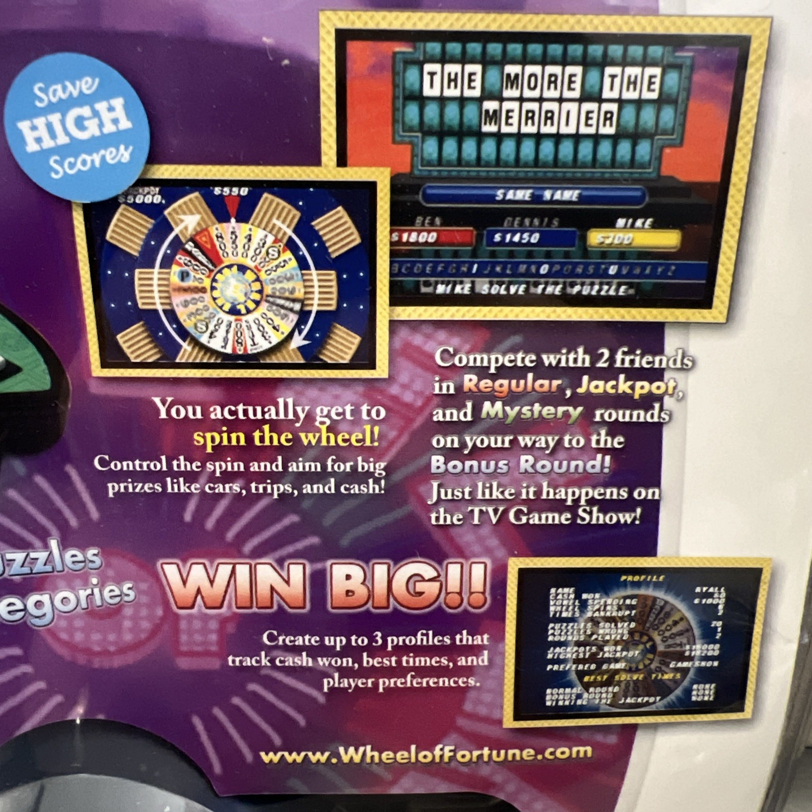 Wheel of Fortune TV Games Jakks Pacific (TV game systems, 2006) see photos