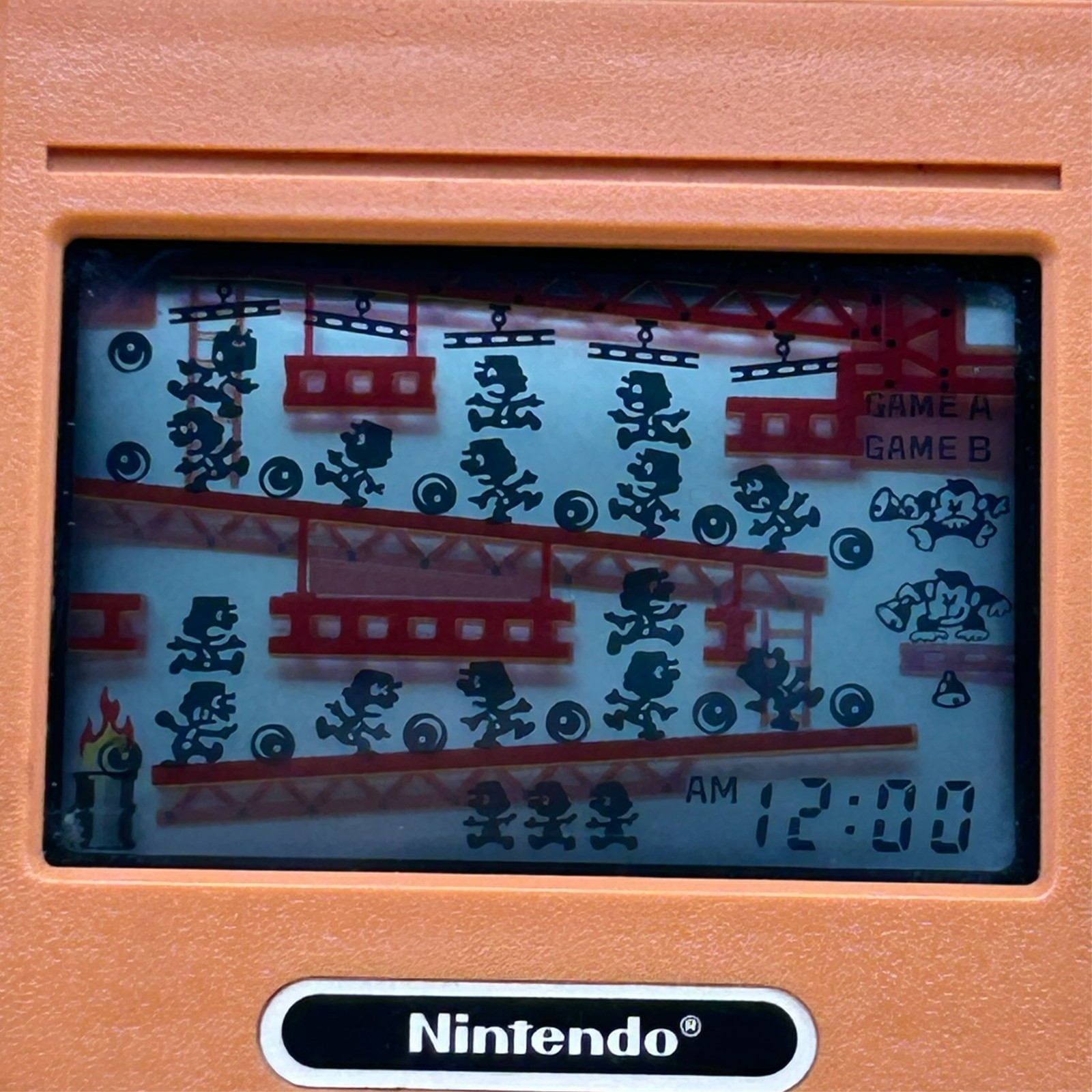 Nintendo Game & Watch DONKEY KONG DK-52 1982 Vintage Japan